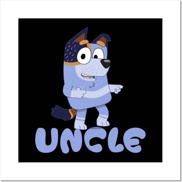 blueys uncle Wall Art by Iluminater